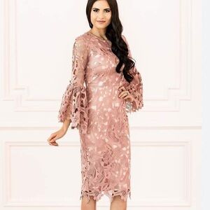 Rachel Parcell Pink Lace Top